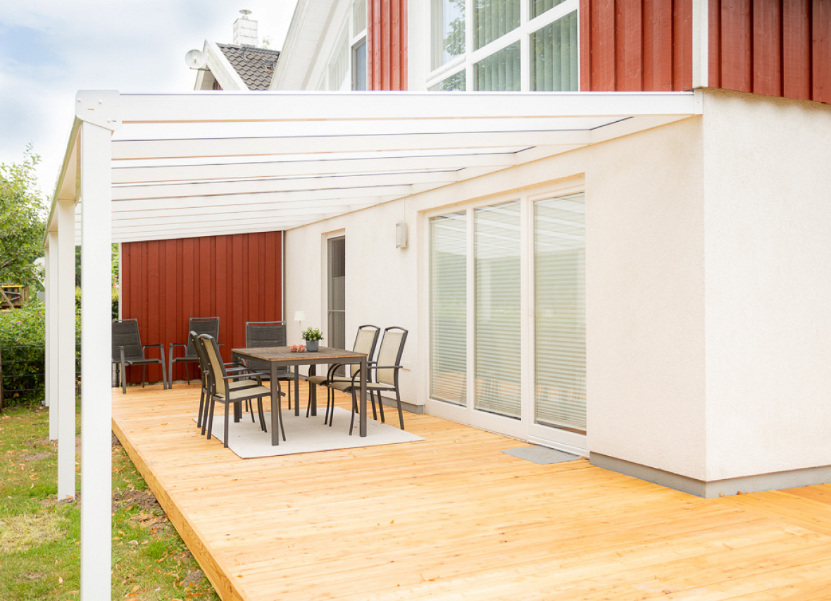 Überdachte Terrasse