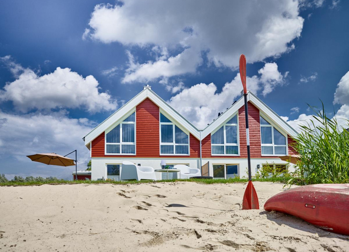 Pier 84 mit kleinem Sandstrand